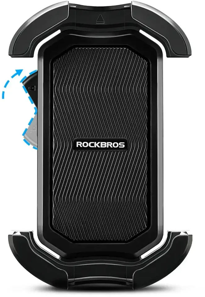 Rockbros 25210032005 Motociklo telefono laikiklis veidrodėliui – Juodas