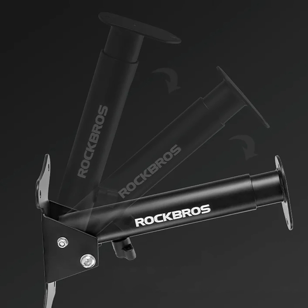 Rockbros 27210016001 dviračių stovas tvirtinimui prie sienos - juodas