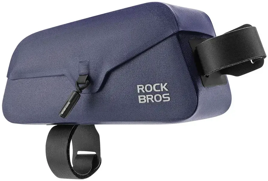 Rockbros 30120122006 Atsparus vandeniui Bicycle Frame Bag with Magnetic Closure 0.9L - Mėlyna