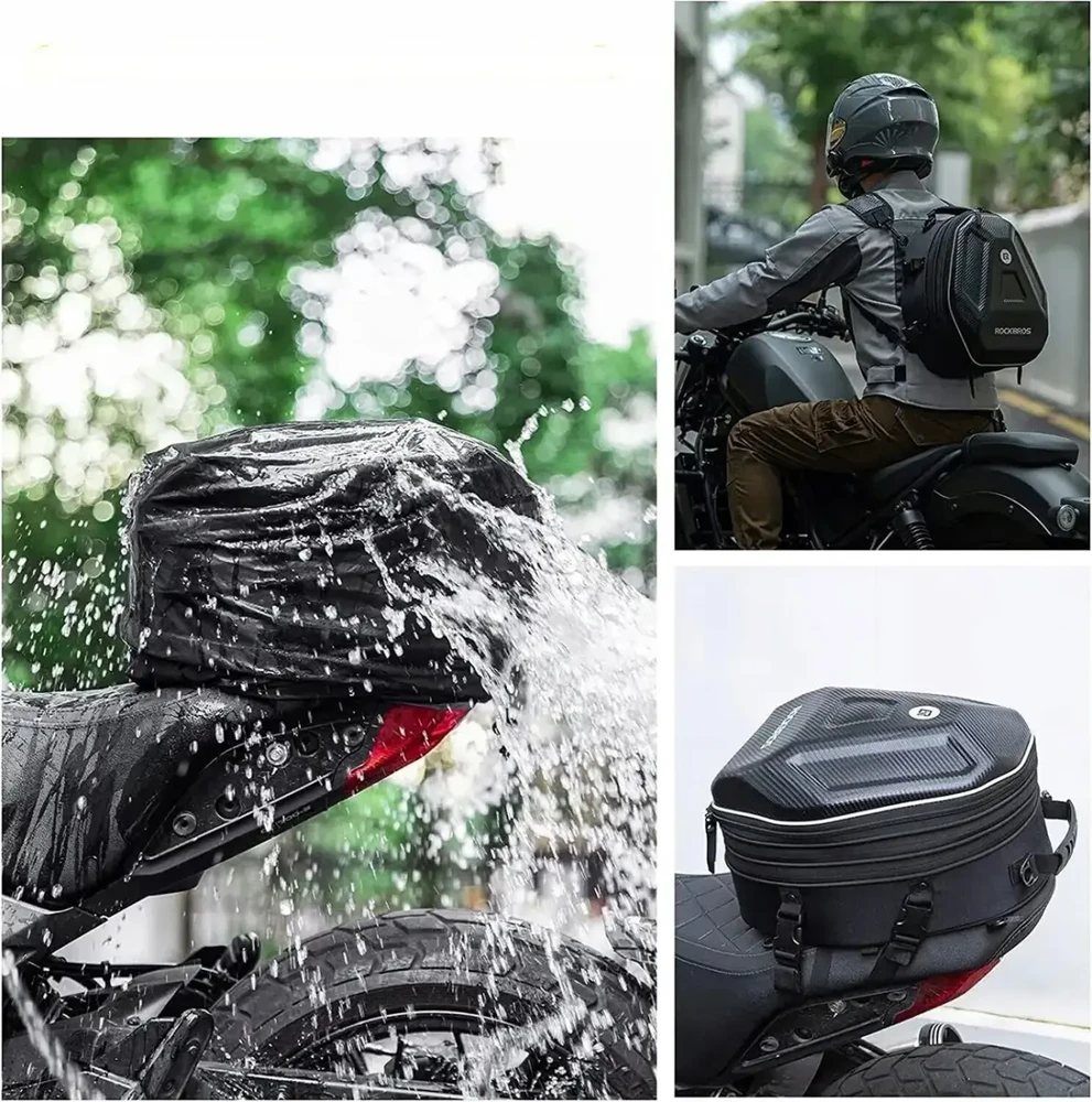 Rockbros 30140026001 motociklo bako krepšys 35 l - juodas