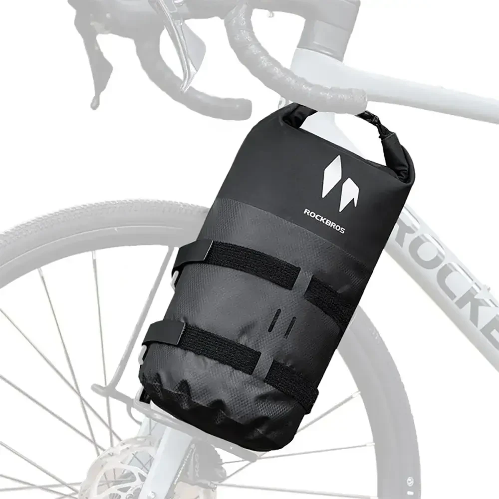 Rockbros AS-156 7l Fork Bag Atsparus vandeniui Pannier - Juodas