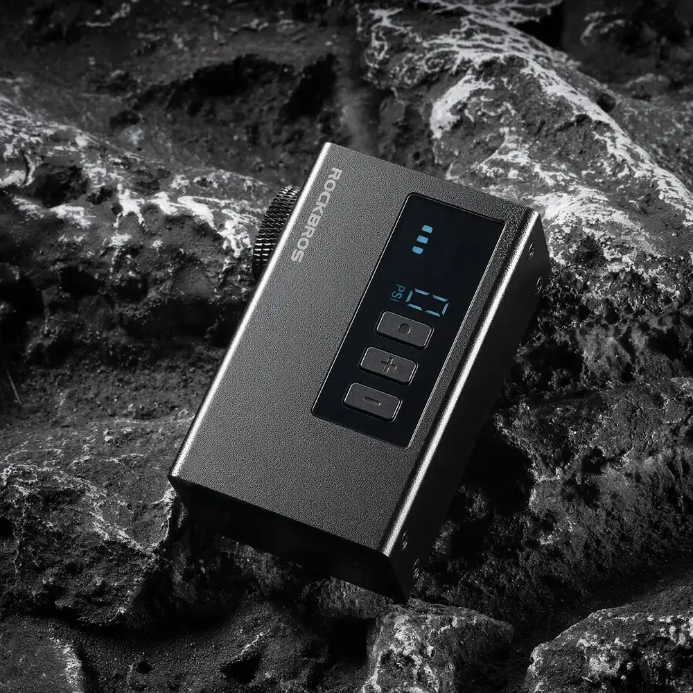 Rockbros AS240 PRO belaidis siurblys 120 psi kompresorius 420mAh - juodas