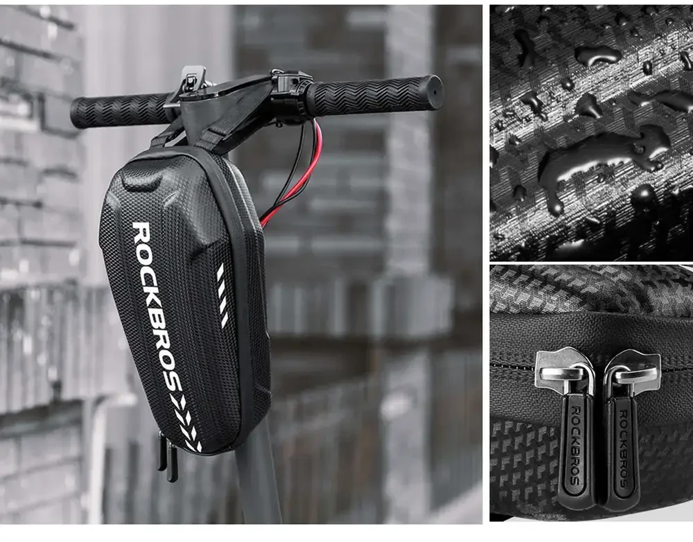 Rockbros B62 krepšys dviračiui for handlebar or frame 2 l – juodos spalvos