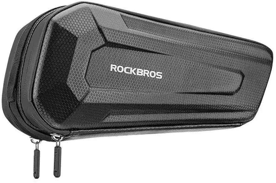 Rockbros B66 waterproof dviračio krepšys for frame – juodos spalvos