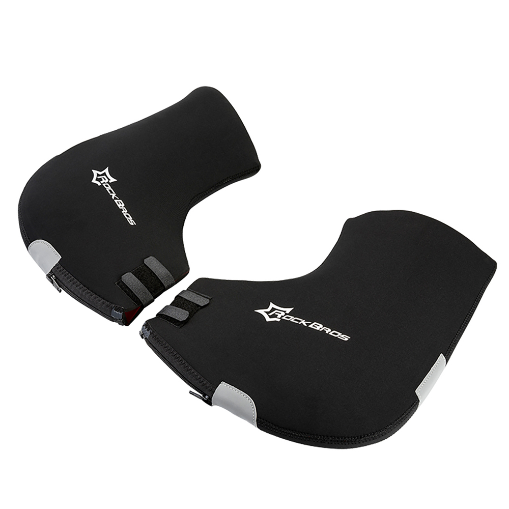 Rockbros D16-B Motorcycle-Compatible Windproof Atsparus vandeniui Handlebar Gloves - Juodas