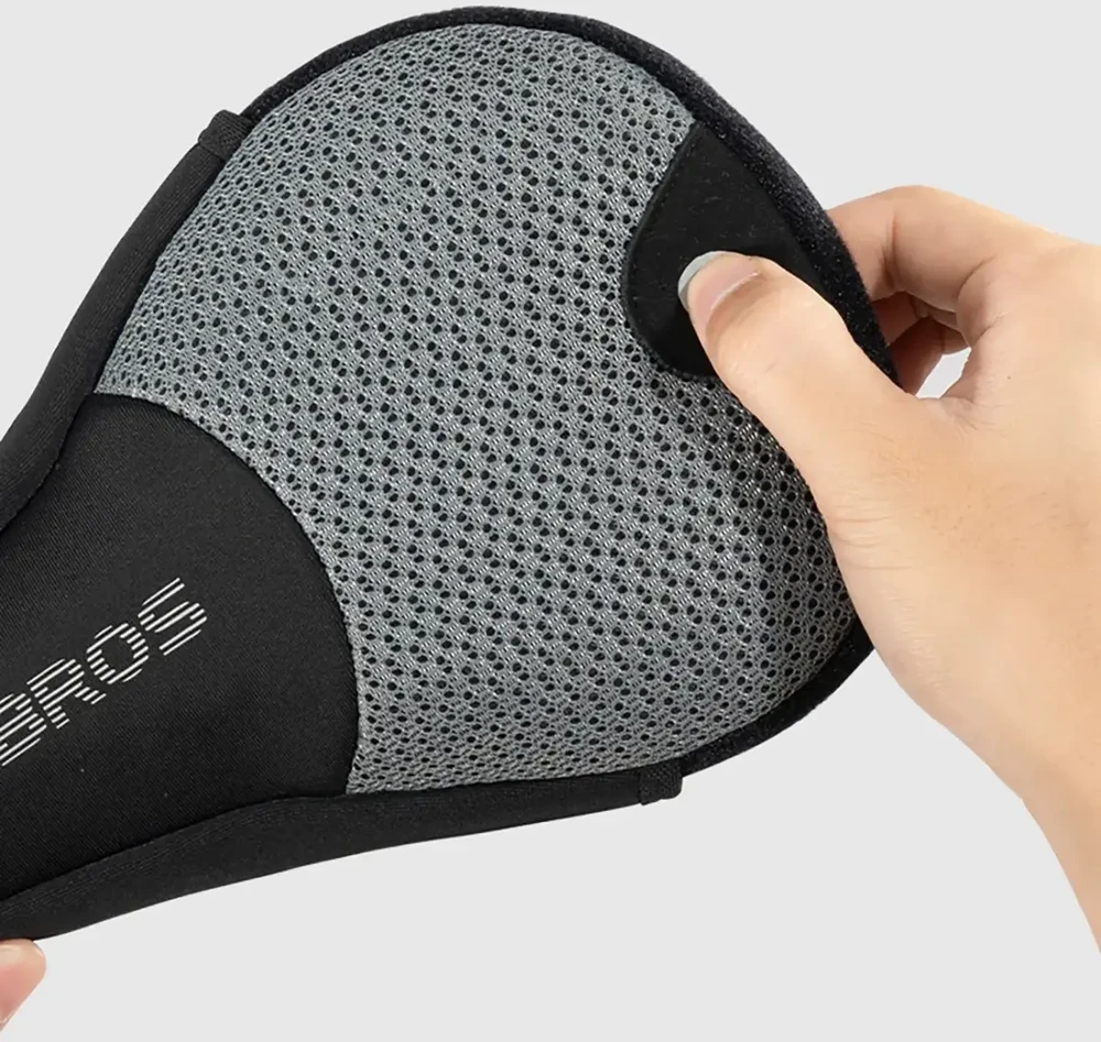 Rockbros Dviračio sėdynės pagalvėlės užvalkalas, L dydis – pilkos spalvos