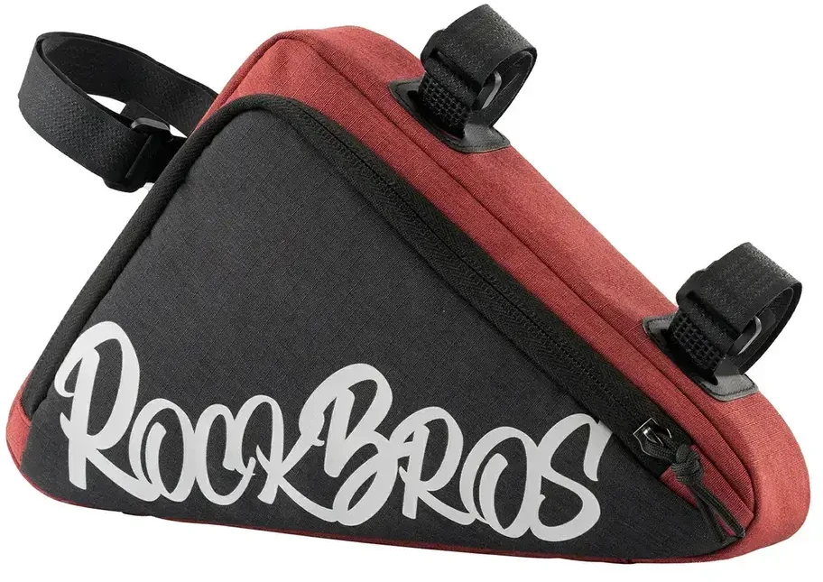Rockbros G002 Flash Journey trikampio rėmo dviračio krepšys 1,4 l - Raudona