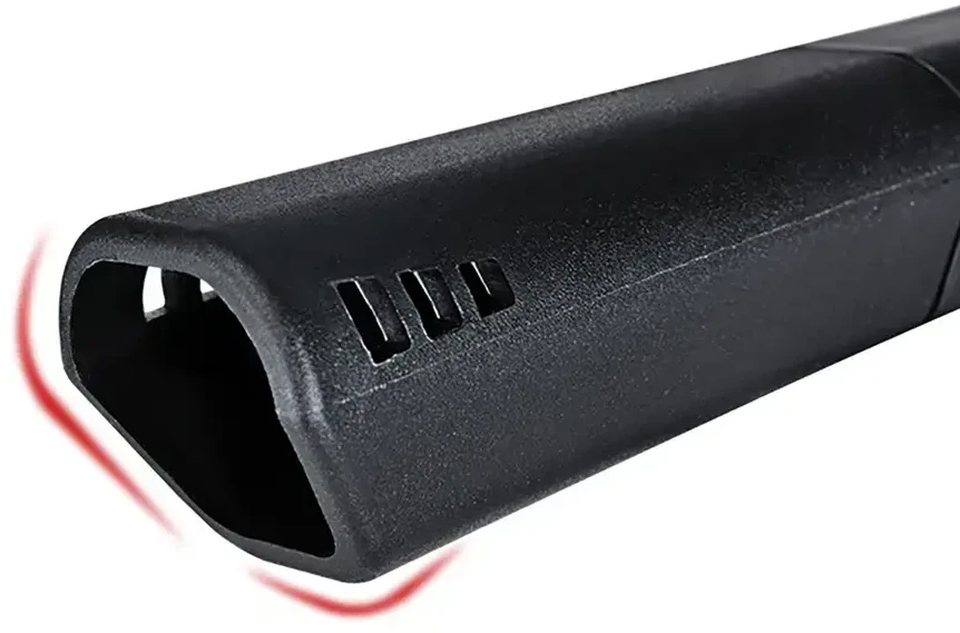 Rockbros Grindų siurblys su slėgio matuokliu GP6532B – juodas ir oranžinis