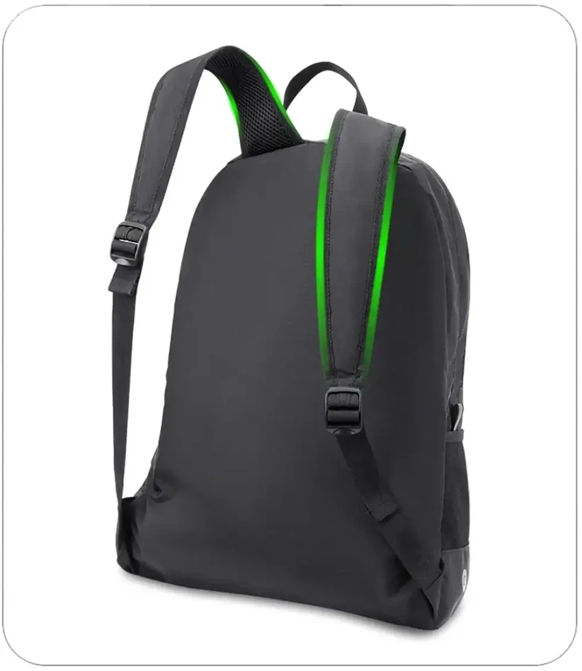 Rockbros H10-BK sports foldable backpack 18 l - juodos spalvos