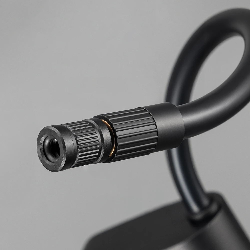 Rockbros L1 Mini belaidis siurblys 70 psi kompresorius 200 mm Schrader žarnos ilgis - juodas