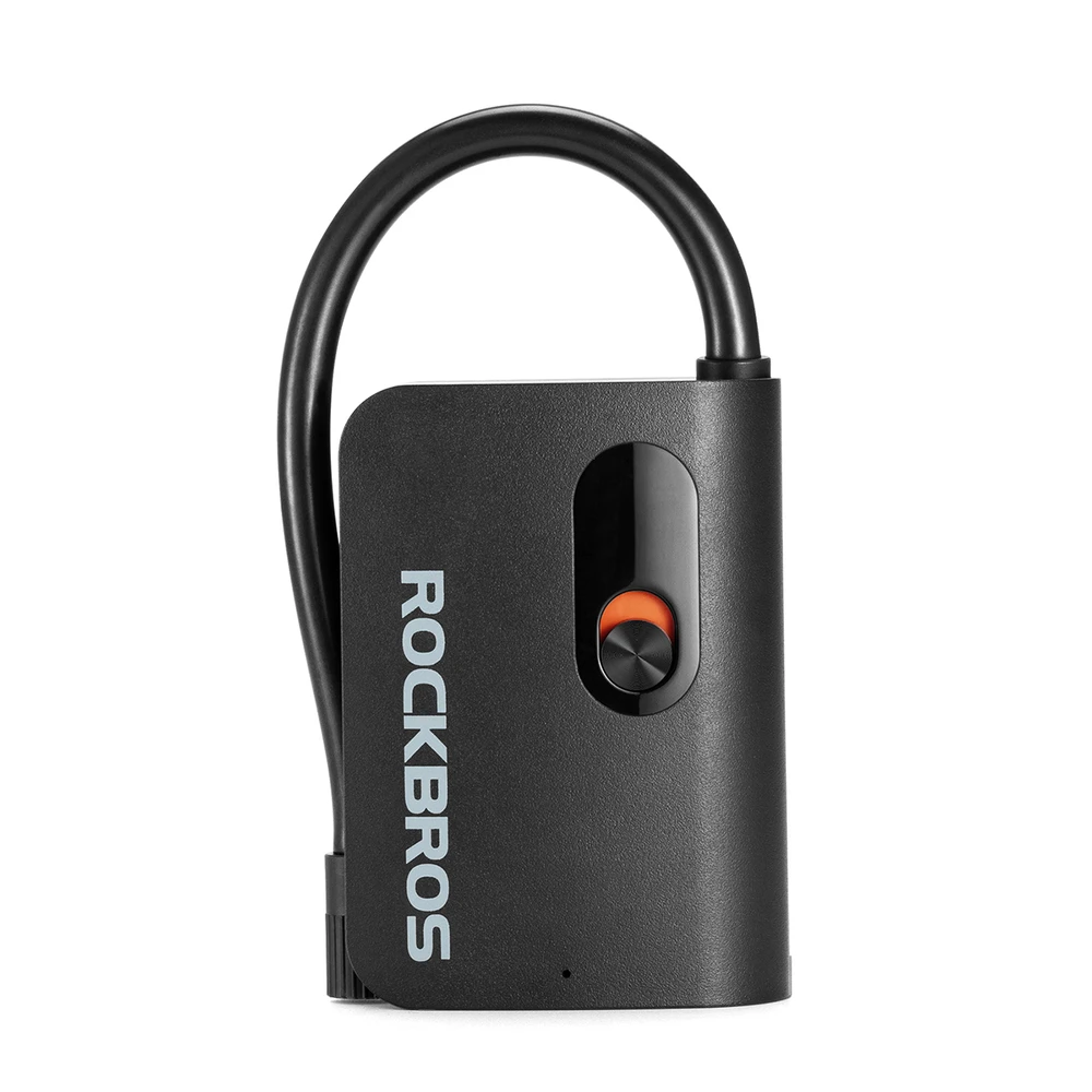 Rockbros L1 Mini belaidis siurblys 70 psi kompresorius 200 mm Schrader žarnos ilgis - juodas