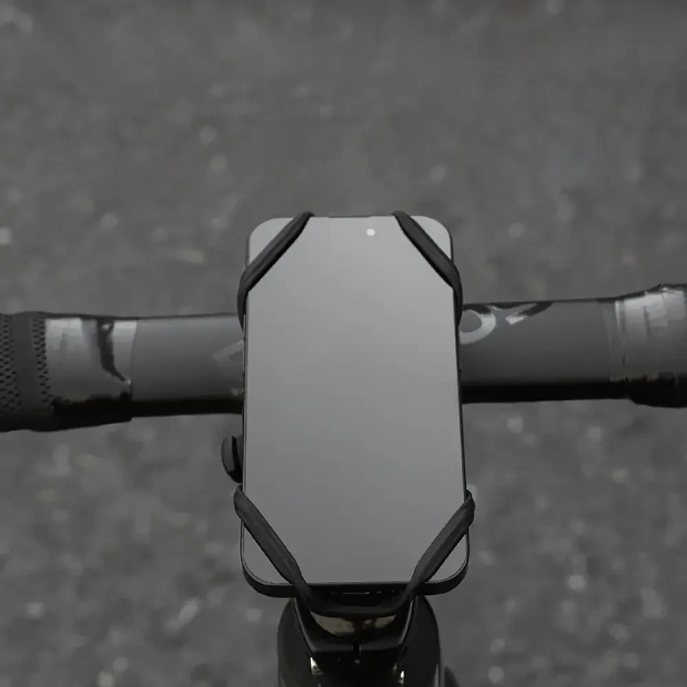 Rockbros LF24166 Silicone Bike Phone Holder 4-7" - Juodas