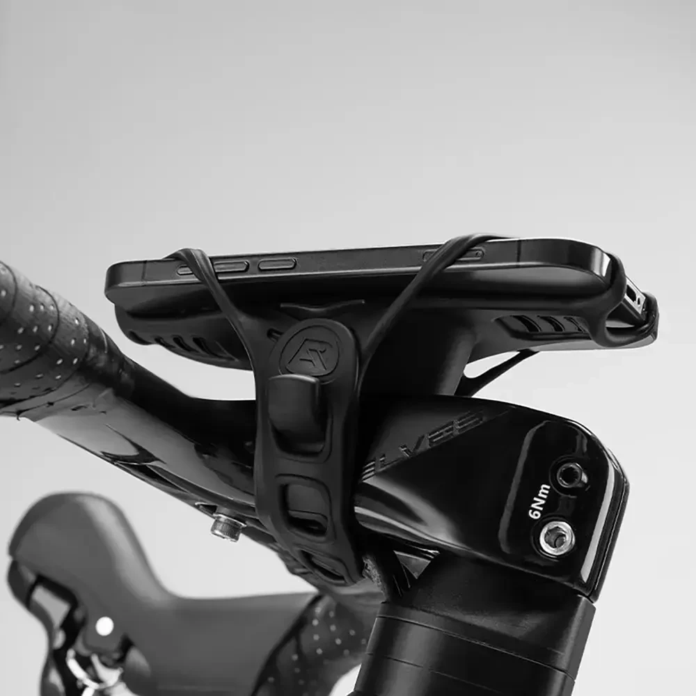Rockbros LF24166 Silicone Bike Phone Holder 4-7" - Juodas