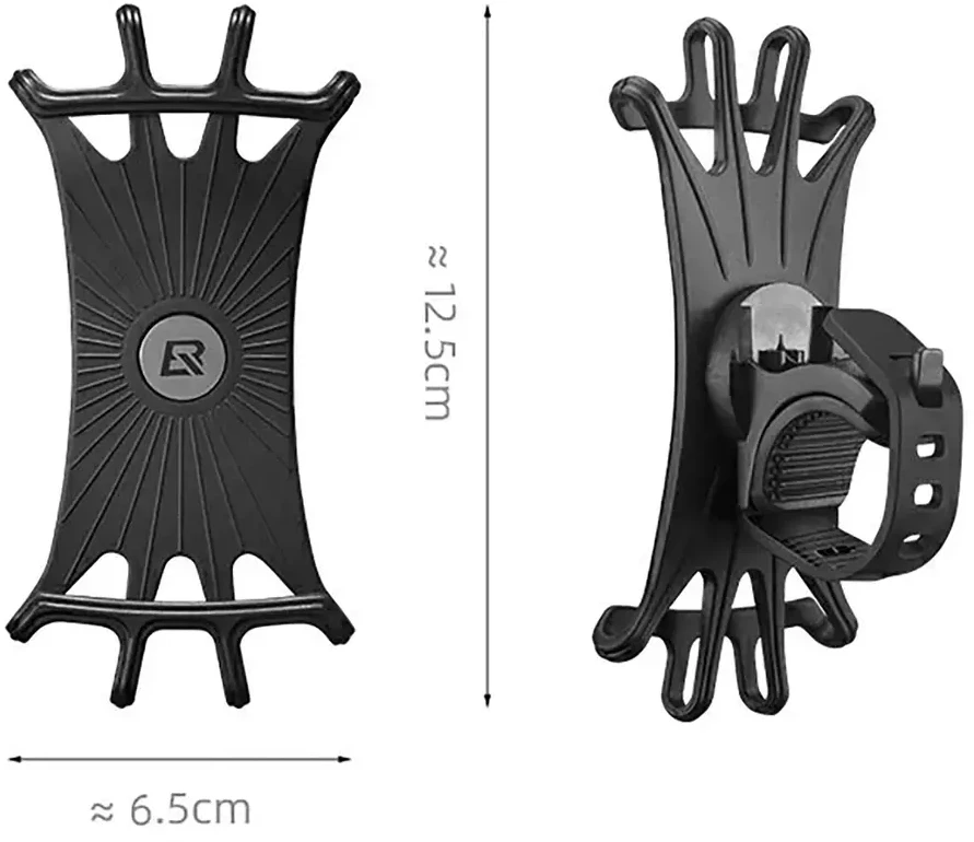 Rockbros LF436 Handlebar Clamp Phone Holder – Juodas