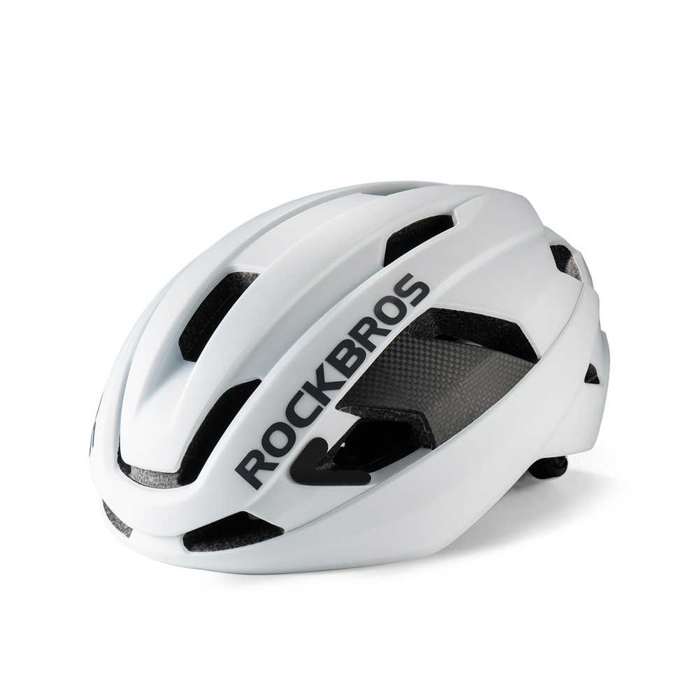 Dviratininko šalmas Rockbros LK-15 su włókna węglowego 58-62 cm - balta