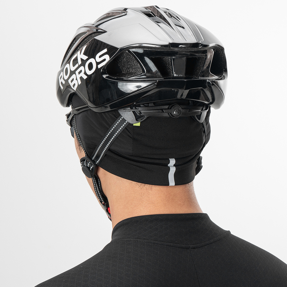 Rockbros M015 Žieminė dvipusė dviratininko kepurė, dydis 54-61 cm – juoda