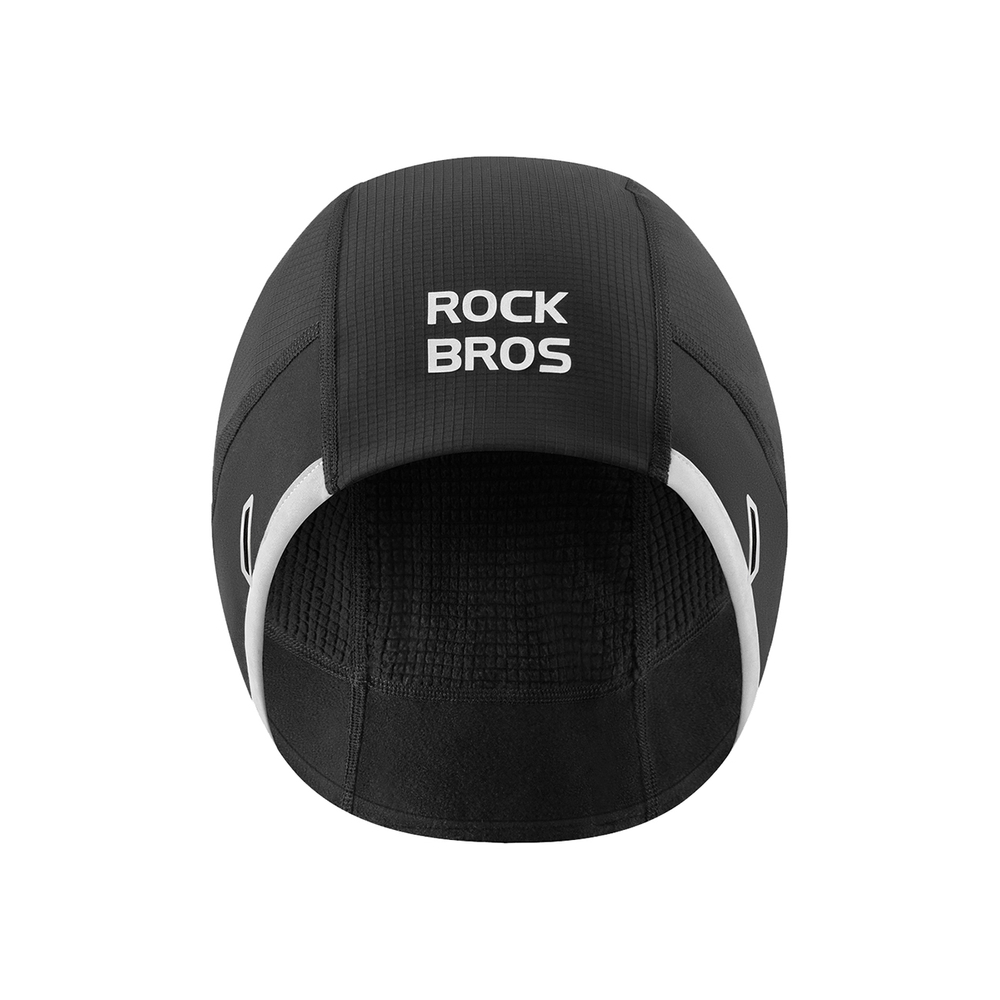 Rockbros M016 Žieminė nuo vėjo apsauganti dviratininko kepurė, dydis 54-61 cm – juoda