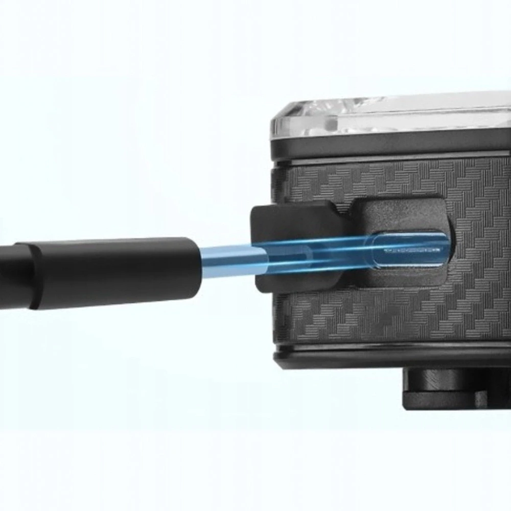 Rockbros Q2S LED galinis dviračio žibintas su išmaniąja stabdymo sistema + USB-C - USB-A laidas - juodos spalvos