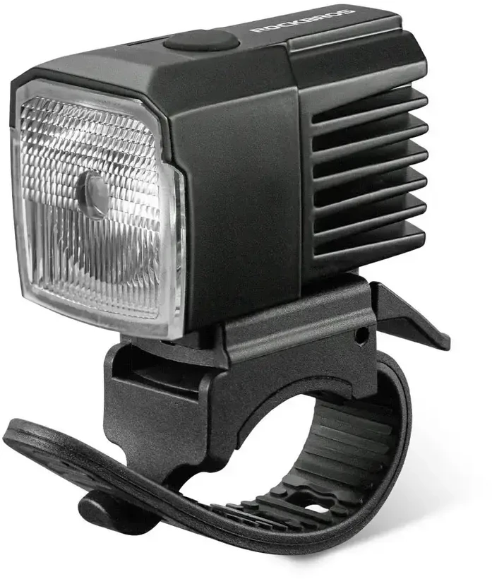 Rockbros RHL1600 Front Bike Light 1600lm with External Power Supply USB-C - Juodas