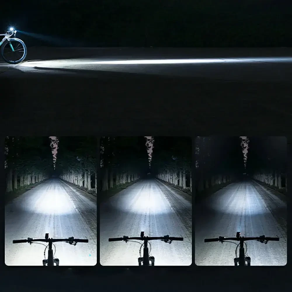 Rockbros RHL400 Front Bike Light 400lm USB-C - Juodas