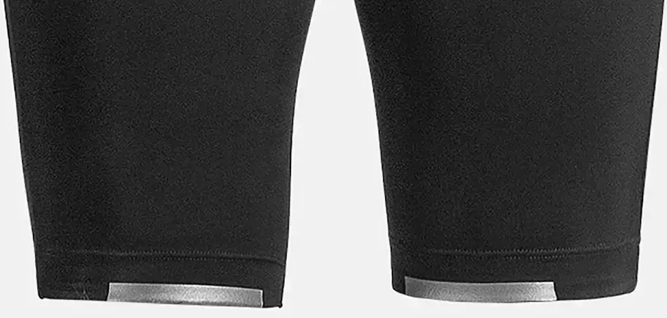 Rockbros RK20024XL dydžio puskombinezoniai su XXXXL įdėklu – juodos spalvos