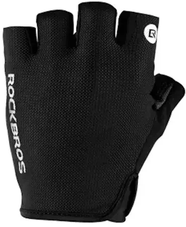 Rockbros S106BK dviratininko pirštinės, dydis L – juodos spalvos