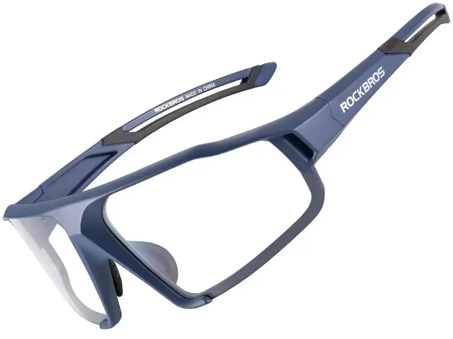 Rockbros SP216BL fotochrominiai UV400 dviratininko akiniai – mėlynos spalvos