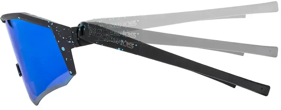 Rockbros SP297 polarizing dviratininko akiniai – juodos spalvos