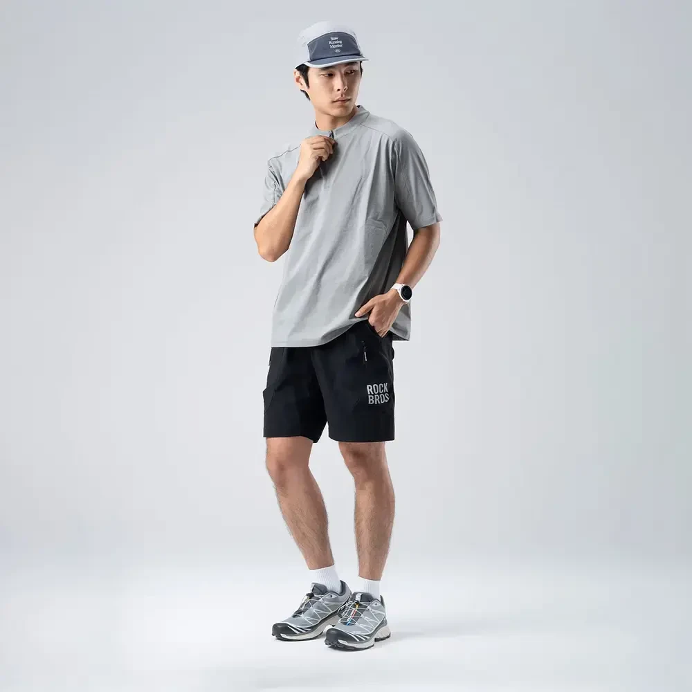 Rockbros YDDK015 šortai su diržu, dydis XL – juodi