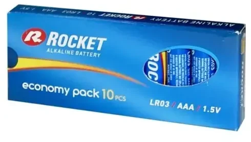 Rocket LR03-10BB (AAA) ECO pakelis Blister pakelis 10 vnt.