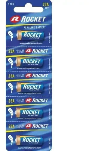 Rocket LR23A-5BB lizdinė pakuotė, 5 vnt. (12V)