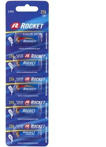 Rocket LR27A-5BB lizdinė pakuotė, 5 vnt. (12V)