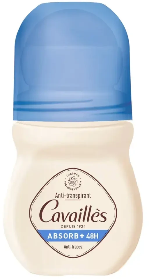 Roge Cavailles Absorb + 48H 48 val. apsaugos dezodorantas rutulinis moterims, 50 ml