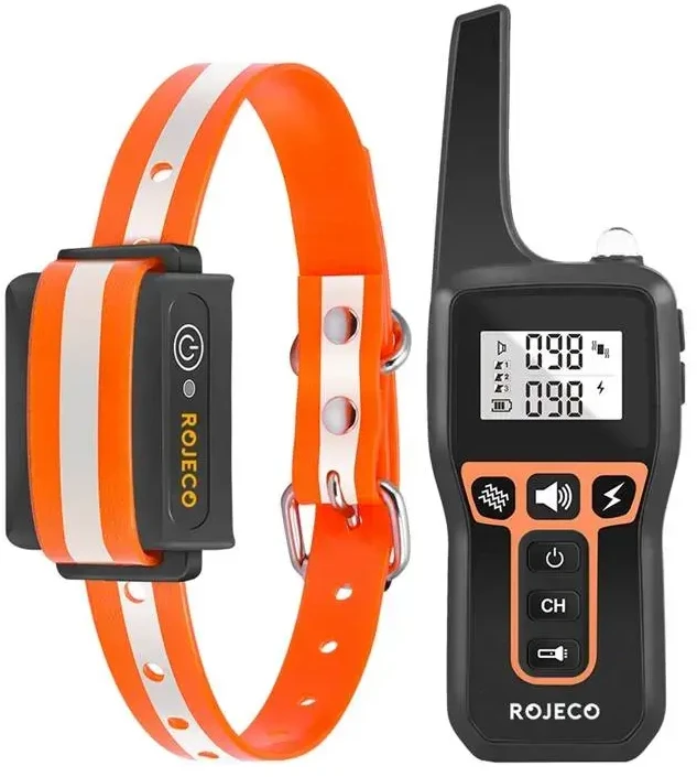 Rojeco 1000m elektrinis lojimo antkaklis PD529 (oranžinis)