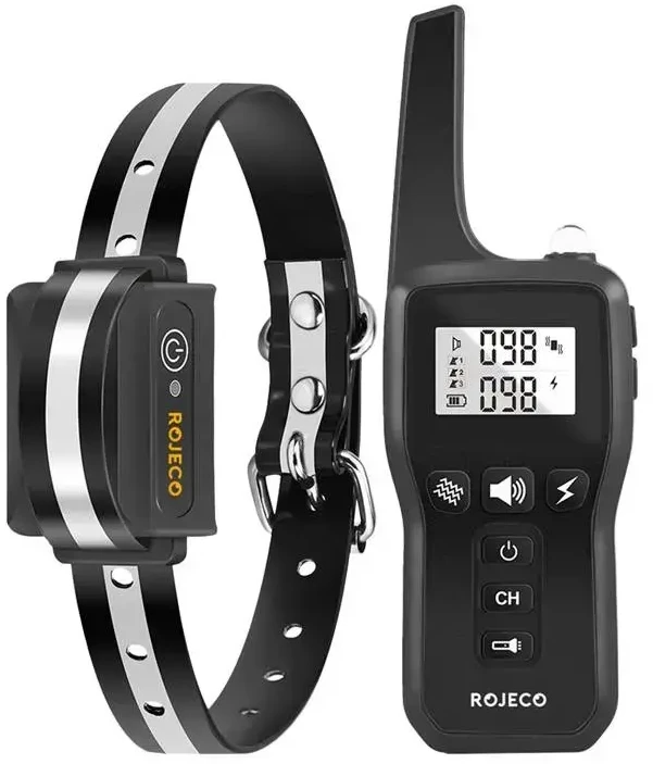 Rojeco 1000m electric bark collar PD529 (Juodas)