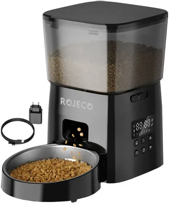 Rojeco 2L automatinio naminių gyvūnėlių tiektuvo mygtuko versija