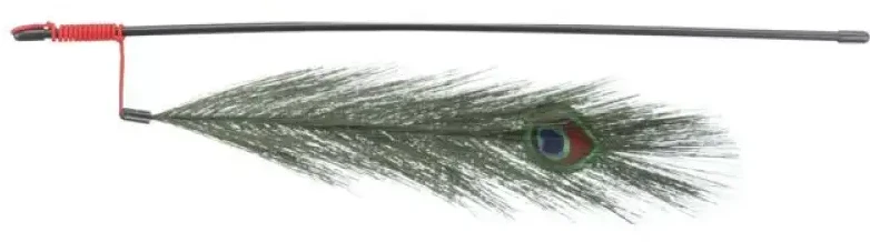 TRIXIE Meškerė su povo plunksna, plastikas 47 cm