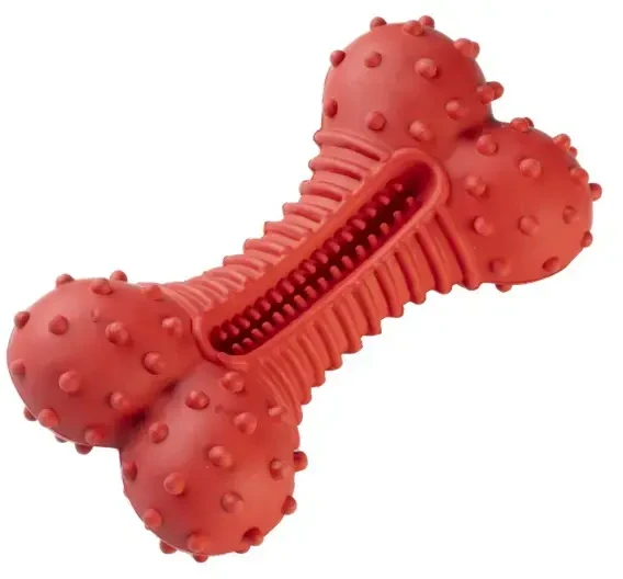 Rotaļlieta suņiem - Gimborn DOG Raudonas TITAN CURVY BONE