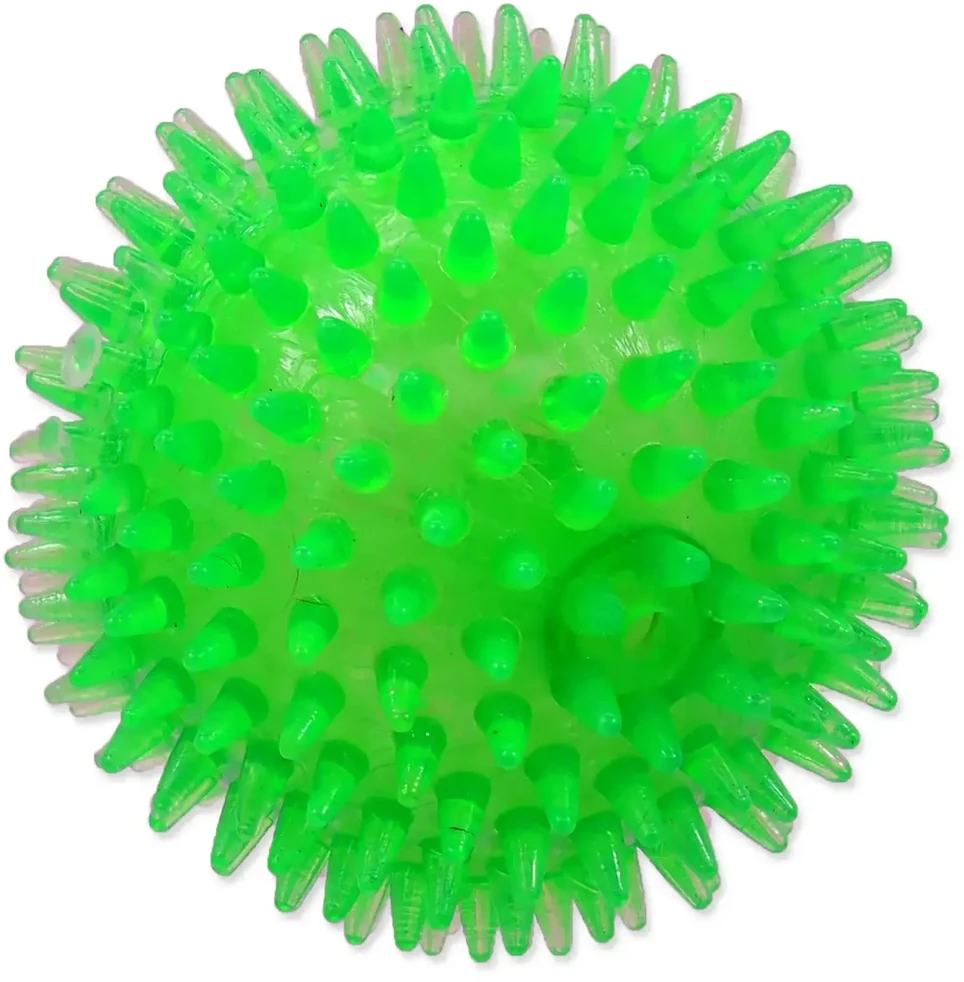 Žaislas šunims - Placek Žaislinis šunų fantazijos kamuoliukas švilpiantis žalias 8 cm