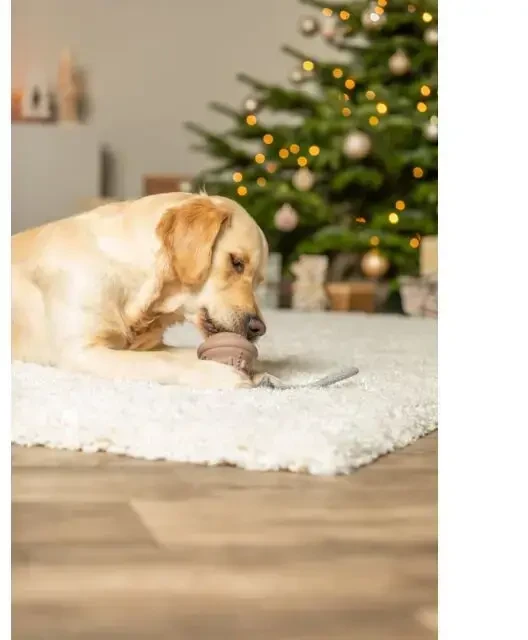 Trixie Žaislas Świąteczna šuniui Dzwonek su linką smėlio spalva 12/36cm [TX-92018]