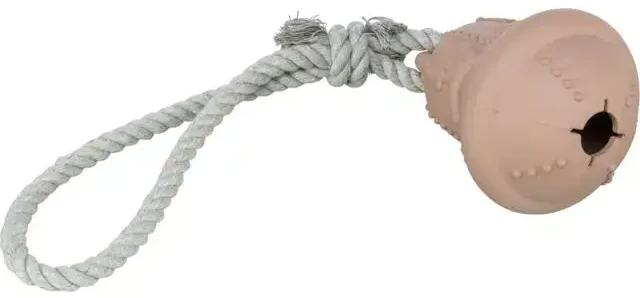 Trixie Žaislas Świąteczna šuniui Dzwonek su linką smėlio spalva 12/36cm [TX-92018]