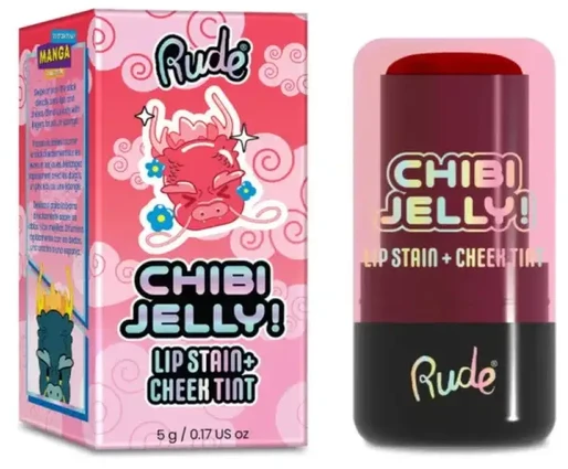 Rude Cosmetics Chibi Jelly Lip & Cheek Balm 2-In-1 Sakura, 5 g