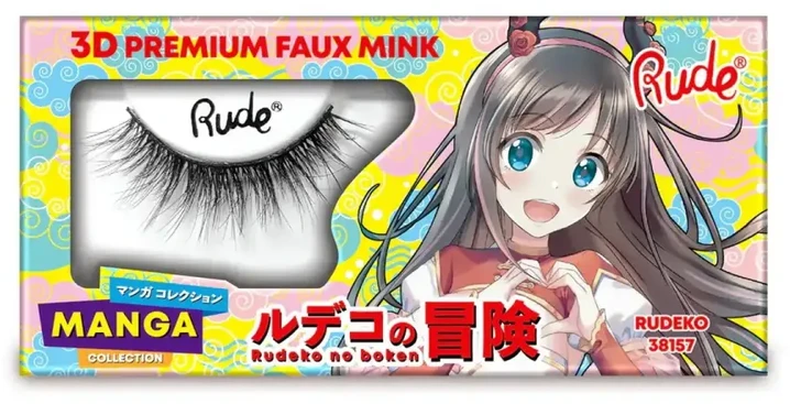 Rude Cosmetics Chibi Manga Faux Mink - Rudeko False Blakstienos