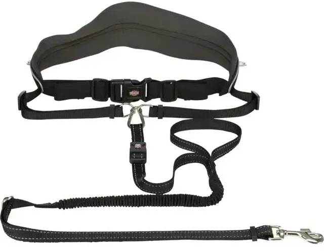 TRIXIE Juosmens diržas su pavadėliu, paminkštintas neoprenu, diržas 70-130 cm-9 cm