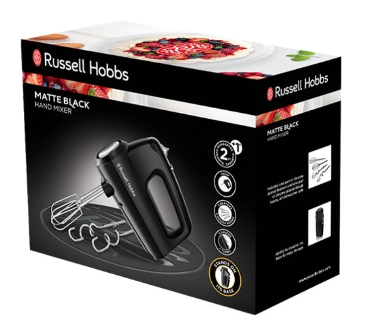 Plakiklis Russell Hobbs 24672-56 matinis juodas rankinis maišytuvas