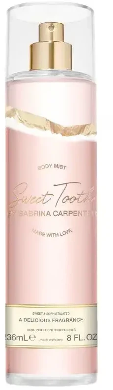 Sabrina Carpenter kūno purškiklis „Saldžiųjų dantų“ „kūno dulksna“, 236 ml
