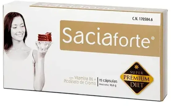 Saciaforte 15 kapsulių