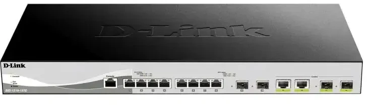Šakotuvas Tinklo Įranga - D-Link DXS-1210-12TC 12-Port 10GbE Jungiklis 240 Gbit/s