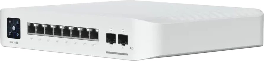 Šakotuvas UBIQUITI USW-PRO-8-POE 120W UNIFI 8 PORT POE++ JUNGIKLIS