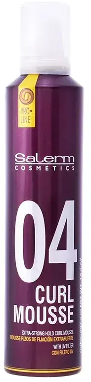 Salerm Cosmetics 04 Curl Mousse Extra Strong plaukų putos 405ml